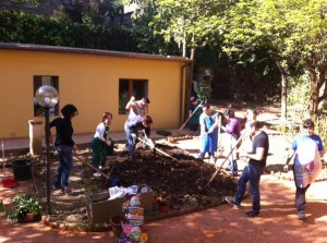 Lavori in giardino