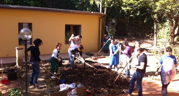 Lavori in giardino