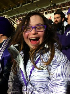 Irene allo stadio