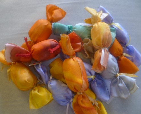 Caramella Portaconfetti con confetti