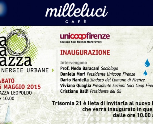 Invito inagurazione Milleluci Cafè