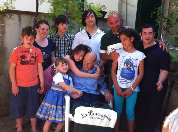 I ragazzi di Trisomia 21 con Martini