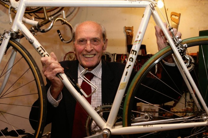 Alfredo Martini con bici