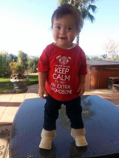 Bambina tshirt rossa