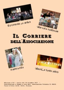 Copertina del sedicesimo numero del Corriere Associazione