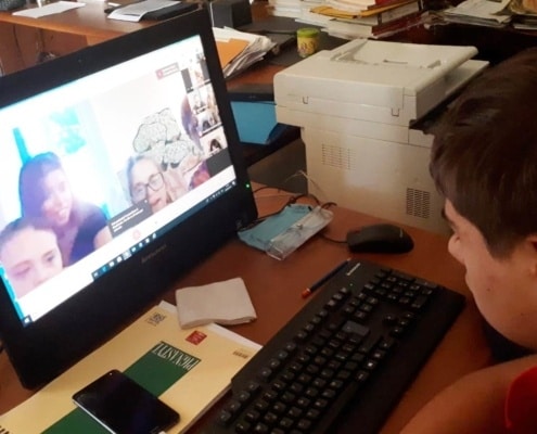 I ragazzi della consulta in videoconferenza