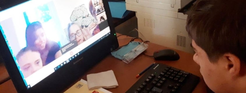 I ragazzi della consulta in videoconferenza