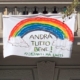Lenzuolo Andrà tutto bene!