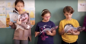 Tre ragazzi a scuola